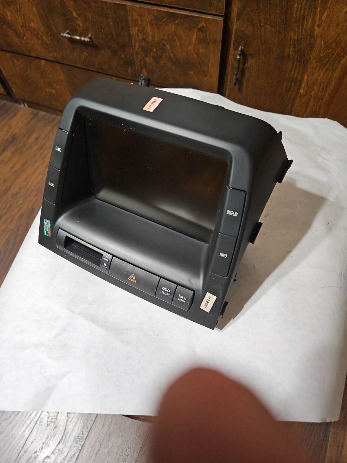 2006 2009 TOYOTA PRIUS MFD INFO DISPLAY TOUCH SCREEN LCD MONITOR 86110