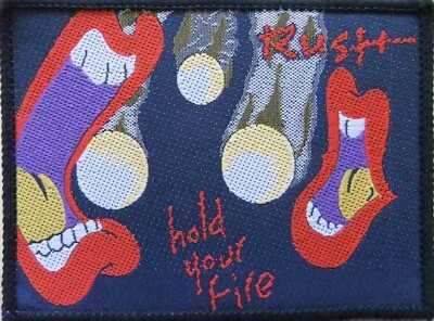 RUSH - Hold Your Fire - Aufnäher / Patch - Neu - #660