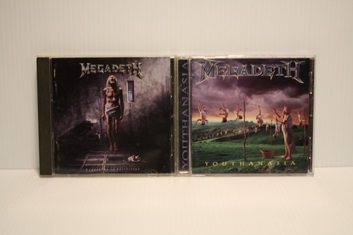 Megadeth CD Lot - Youthanasia & Countdown To Extinction BMG CD Club