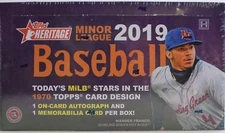 2019 Topps Heritage Minor League Baseball Sealed Hobby Box