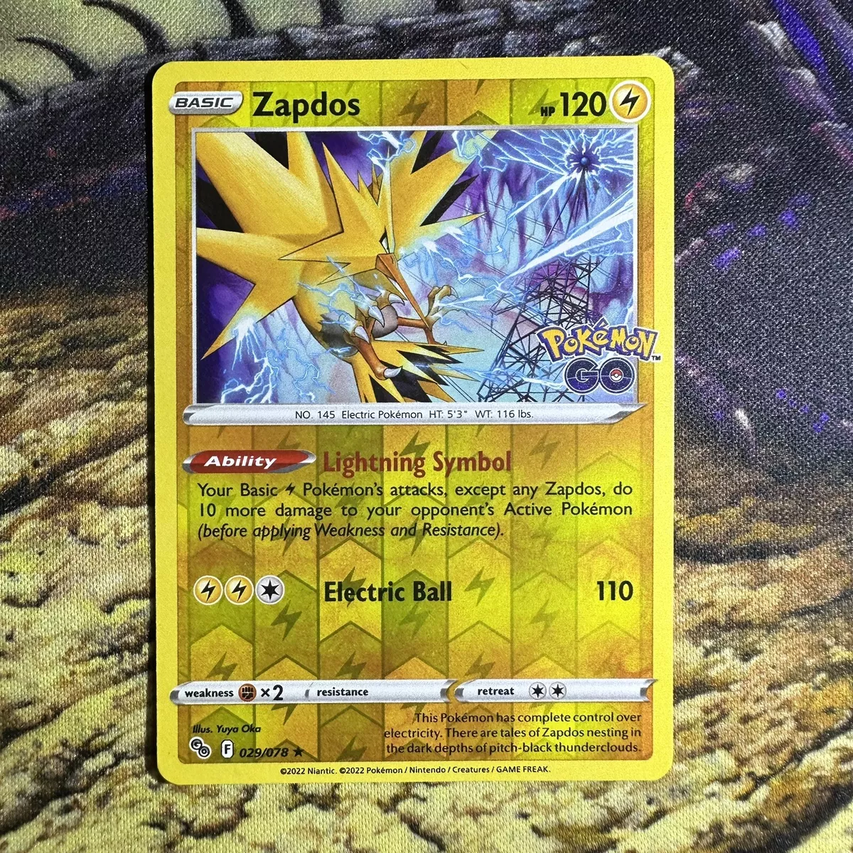 Zapdos - Pokemon Go Reverse Holo - Pokemon