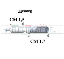 CANDELETTA ACCENSIONE ELETTRONICA PIANO COTTURA RENZO PIANO ORIGINALE-810930069