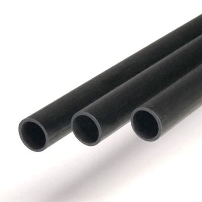 DPP  CFK/Carbon-Rund-Rohr Ø 1 bis 12 mm - Länge 1000 mm - KOSTENLOSER VERSAND