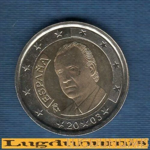 Pièces euro d'Espagne pour 2 Euro année 2003