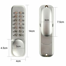 Security Keypad Door Code Lock Easy Button Code Change Installation Home Office