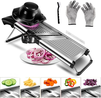 Mandoline Slicer,Mandoline Food Slicer for Kitchen,Mandolin,Vegetable Chopper,Ad