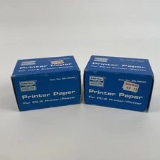 (2) RADIO SHACK PRINTER PAPER PC-2 PRINTER/PLOTTER CAT NO. 26-3606