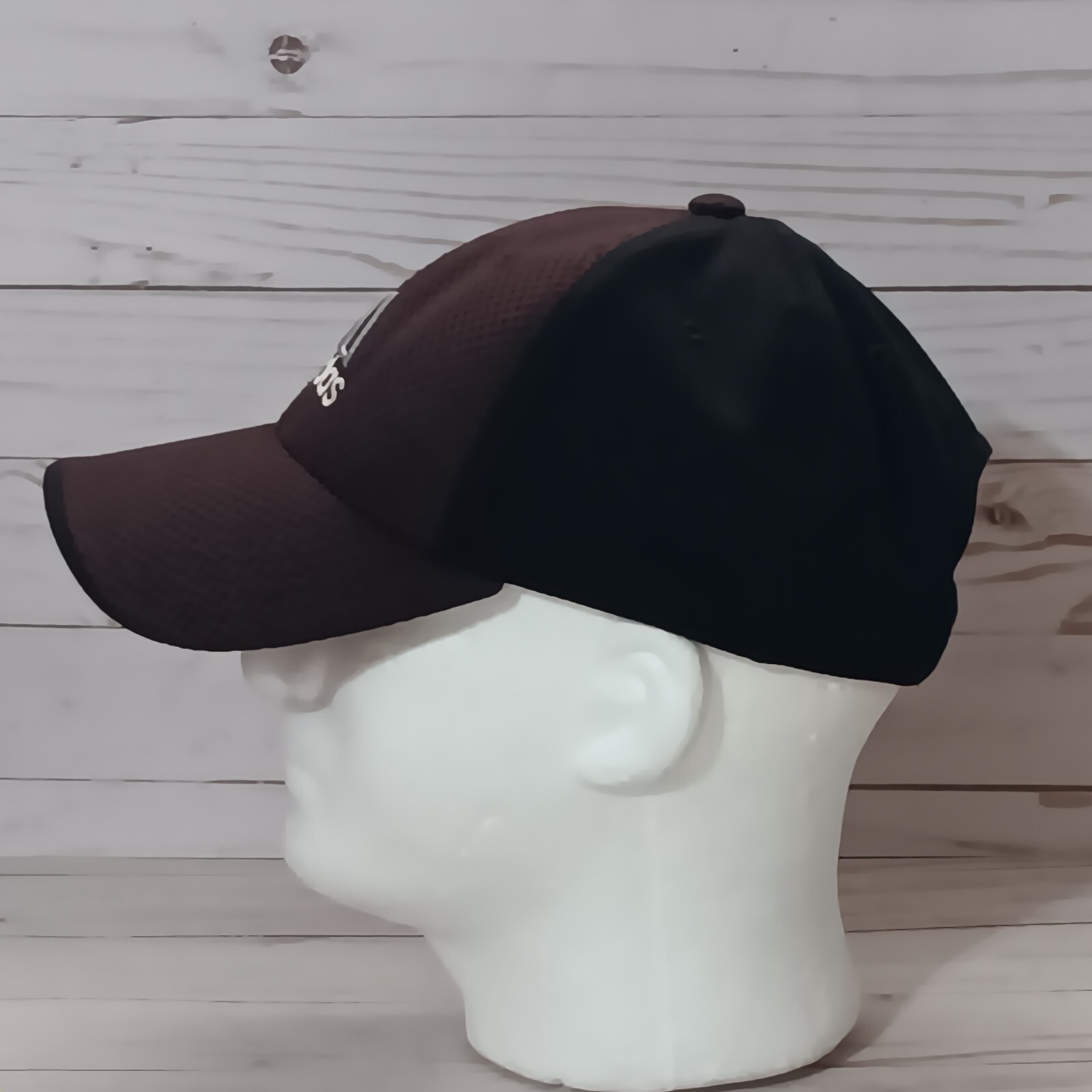 Adidas Baseball Hat Cap Hook&loop Embroidered Bla… - image 4