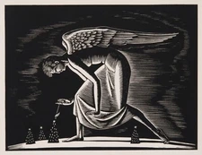 Rockwell Kent : Angel : Archival Art Print