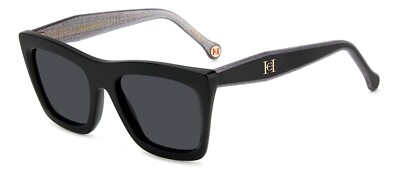 Carolina Herrera Sunglasses CH 0226/S BSC (IR) Black Silver / Grey Cal. 53