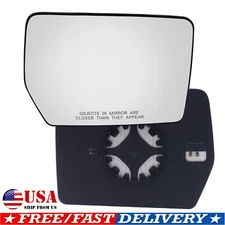 Passenger Right Side Power Mirror Heated Glass For Ford F150  F-150 04-10 Pickup