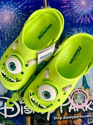 Disney Parks Crocs Monsters Mike Waxowski Adult Classic Clog Size M  W