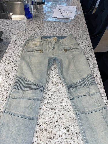 低価人気 バルマン ジーンズ サイズ34 S レディースの通販 by ブラン