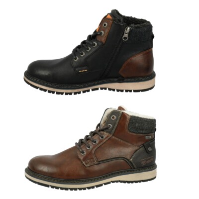 Tailor Denim Tom Tailor Boots 41 Tom Tailor Schnürstiefel Beige