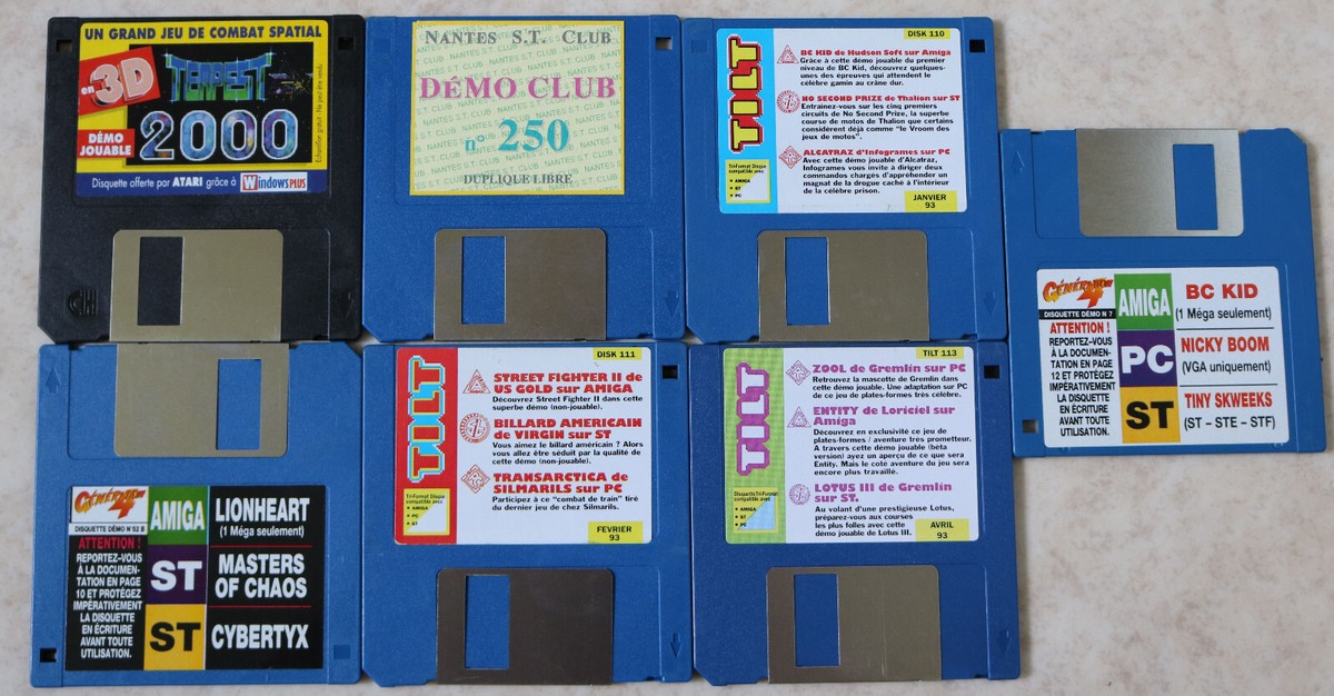 Lot De Disquettes Dompubs Heim Verlag Pour Atari ST - État Très Bon - Jeux Vidéo Vintage