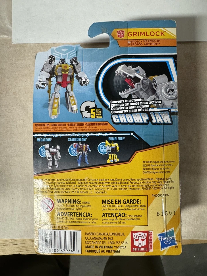 Transformers Grimlock Cyberverse Scout class New Minty - Image 3 of 3