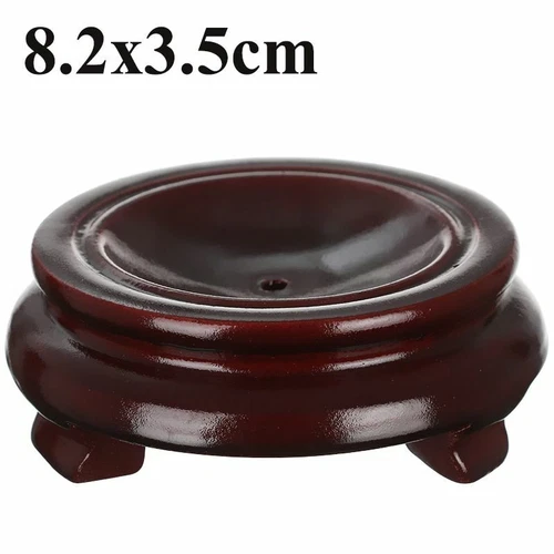 Base de soporte de exhibición de madera para soporte de bola de cristal esfera globo rama decoración del hogar - Imagen 29 de 44