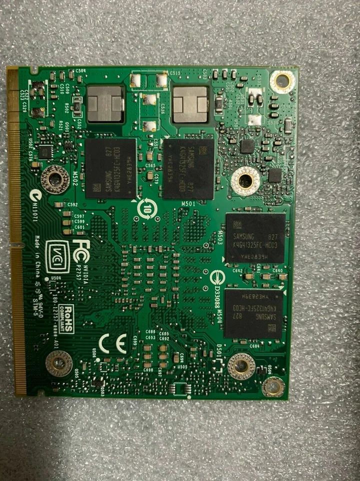 Dell NVIDIA Quadro M2000M 4GB DDR5 Video Graphics Card P/N: 51FCV 051FCV - Image 2 of 2