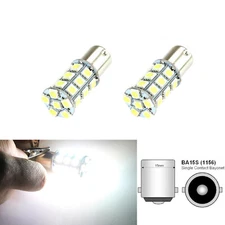2x White Interior 1156 LED Dome Sleeper Cab Light Bulb For Freightliner Cascadia