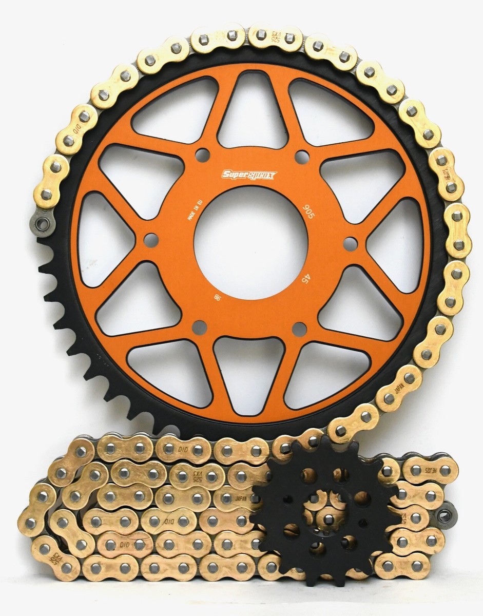 DID 520VX3 X-Ring Chain Set For KTM Duke 125 / RC 125 ABS – 14/45, 112 Links