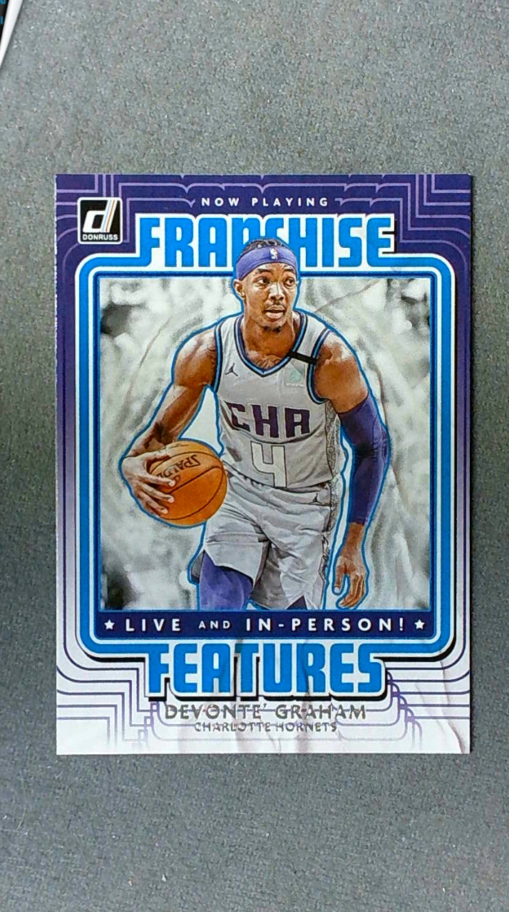 2020-21 Donruss Franchise Features #4 Devonte' Graham Hornets
