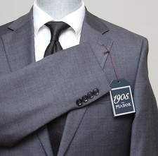 40R Jos A Bank Traveler Men's Jacket Blazer Sportcoat Dark Grey Slim Fit