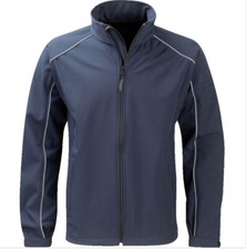 Sitesafe Soft Shell Jacket, Men, Navy Blue, Workwear, Outdoors XXL / 2XL