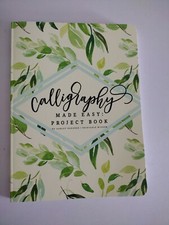 NEW Calligraphy Project Paperback NoteBook 80 Projects Hand Lettered Writing A5