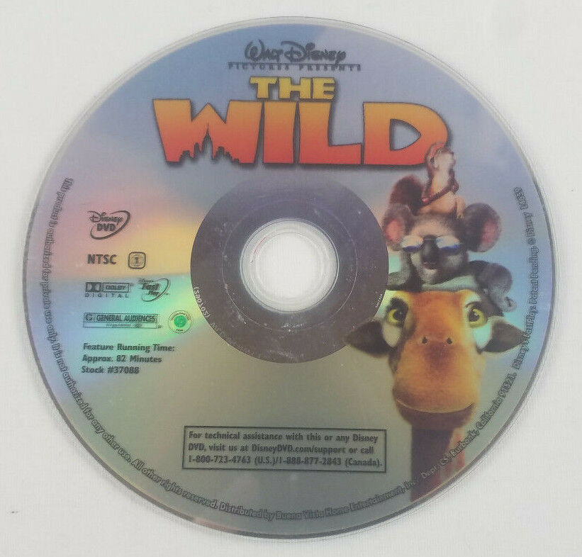 The Wild DVD 2006 Walt Disney Animated Children's Family