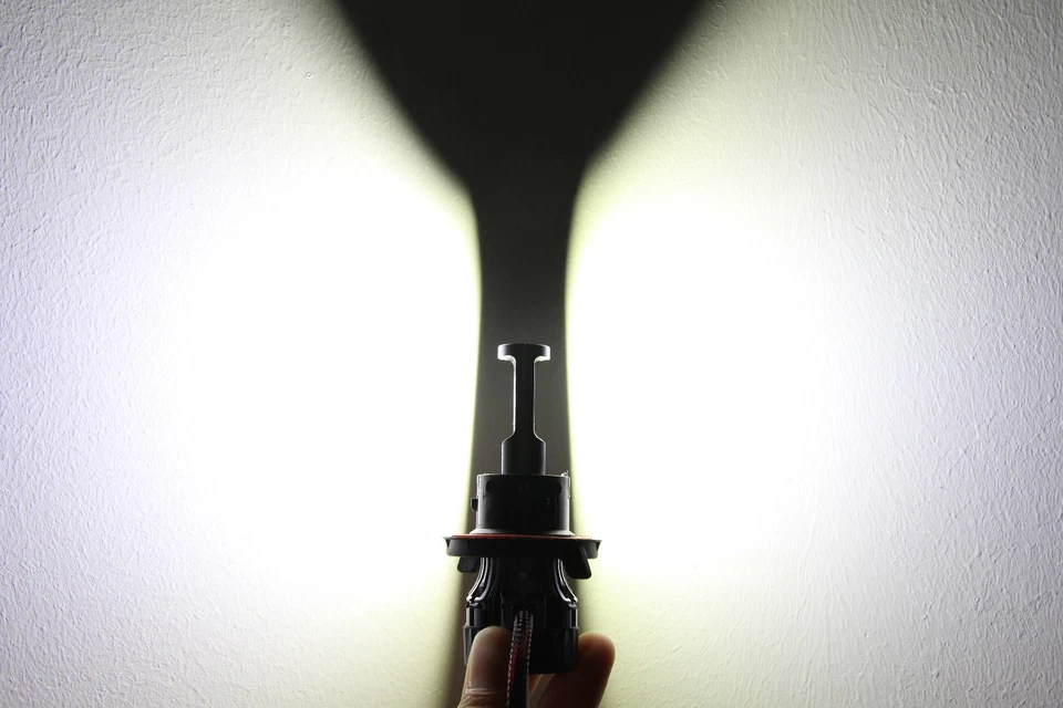 Bombilla de faro LED Allá Lighting H13 brillante alto bajo doble haz xenón blanco 6000K Foto 3 de 4