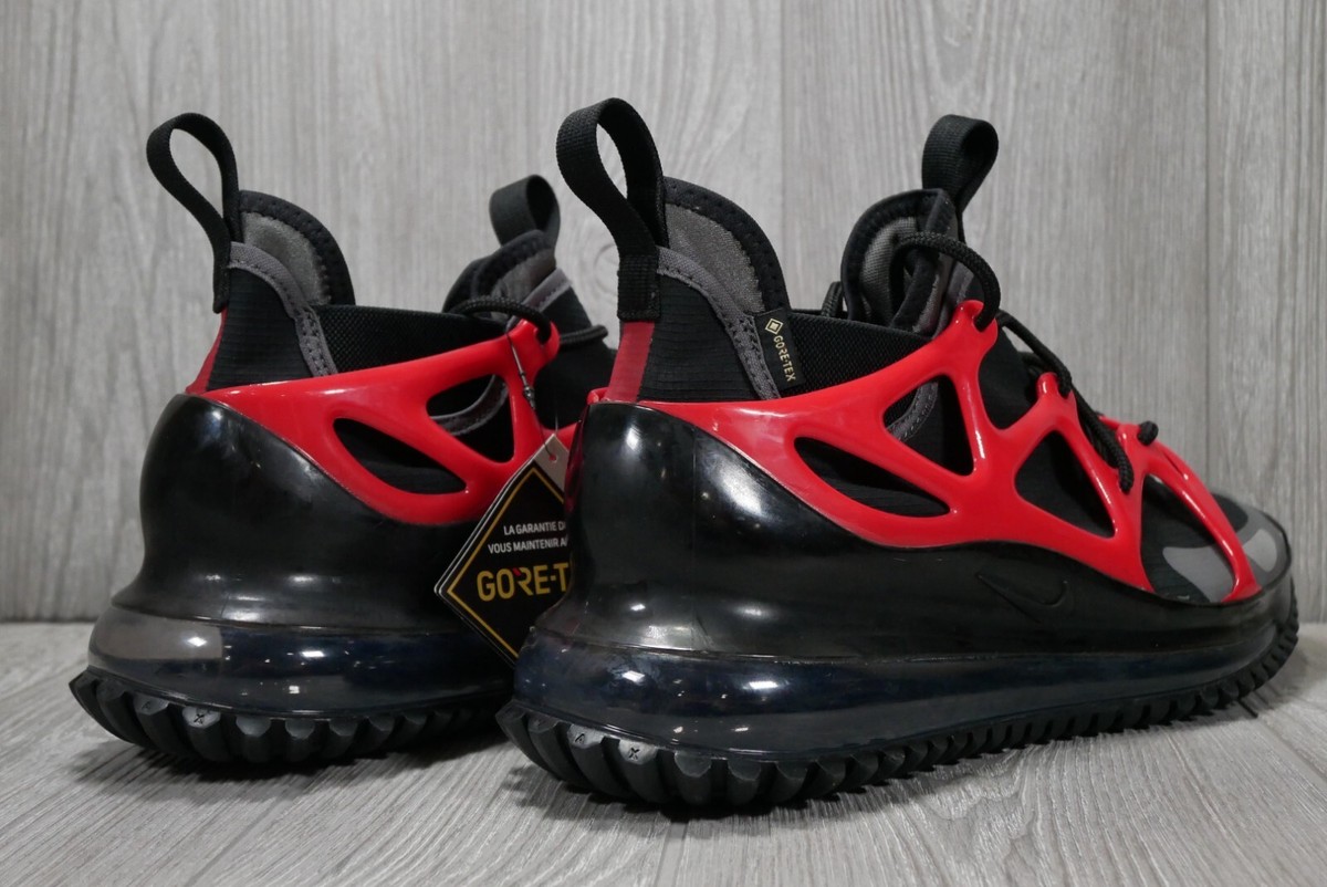 New Nike Air Max 720 Horizon GoreTex Black Red Grey BQ5808