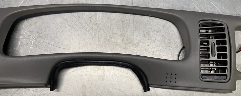 1997-2005 Buick Park Avenue Cluster Bezel Vent Dash Trim Panel OEM Gray Foto 3 de 4