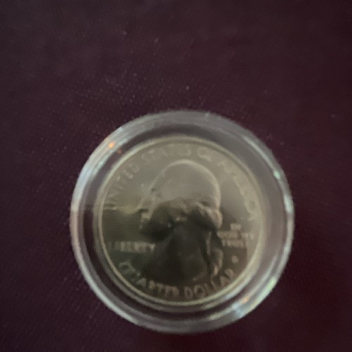 2020 D American Samoa Bat Quarter Uncirculated Coin Collection in coin capsule  - Afbeelding 2 van 5