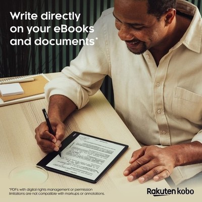 Kobo Elipsa 2E Black Bundle with Stylus 2 and Black SleepCover NEW