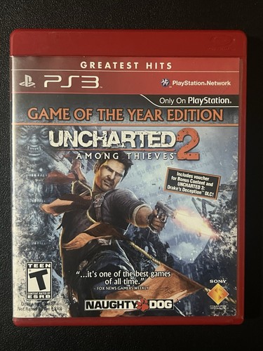 Uncharted 2: Among Thieves: GOTY Greatest Hits (Used) PS3 - CIB -Untested-