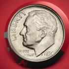 1954-D Silver Roosevelt Dime Gem BU from OBW Roll fast S&H with tracking