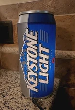 KEYSTONE LIGHT Can Rotating Light Lamp - Working (11.25" Tall)