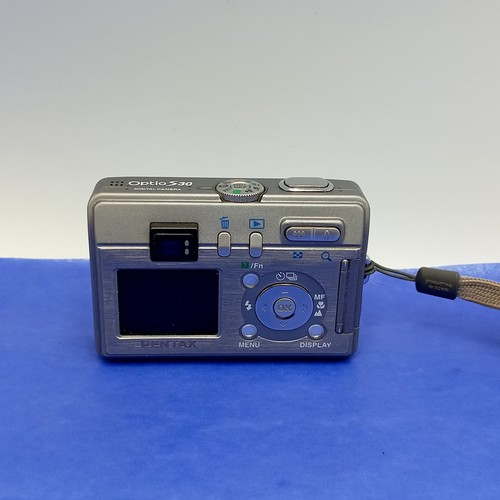Pentax Optio S30 Digital Camera 3.2MP Silver In Original Box Tested Working - Picture 5 of 8