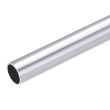 23mm OD Aluminum Round Tube 300mm Length 20mm Inner Dia Straight Tubing