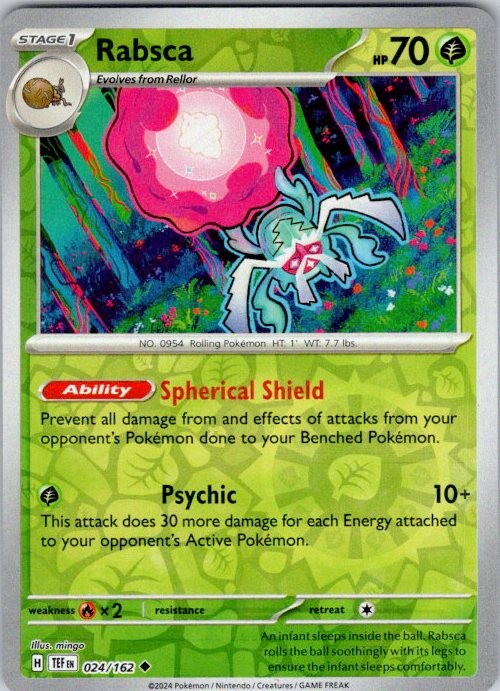 Rabsca Reverse Uncommon SV05: Temporal Forces 024/162 NM