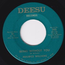 MAURICE WILLIAMS Being Without You RARE *orig* US 45 STOMPING northern soul HEAR