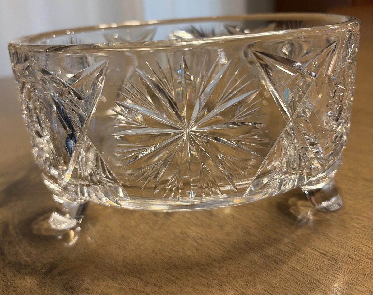 Pinwheel Crystal Bowl In Crystal Contemporary Glass for sale | eBay