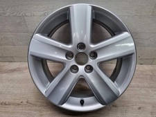 1x Alufelge 16 Zoll 6.5" 5x100 43ET Glanz Silber 6Q0601025S VW Polo Iv Rim Wheel
