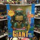 1998 PLAYMATES TEENAGE MUTANT NINJA TURTLES GIANT SIZE MIKEY NIB/ box rough