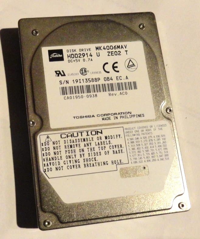 Toshiba 4 GB Internal Hard Disk Drives for sale | eBay