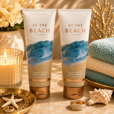 2 Bath  Body Works At The Beach Ultimate Hydration Body Cream 8 oz