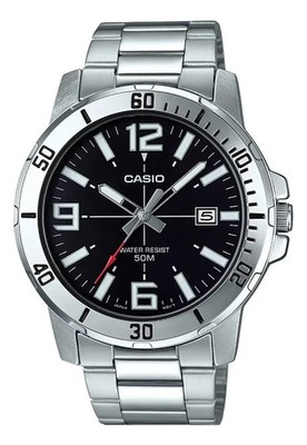 Casio Men's Quartz Stainless Steel Watch - MTP-VD01D-1BVUDF NEW