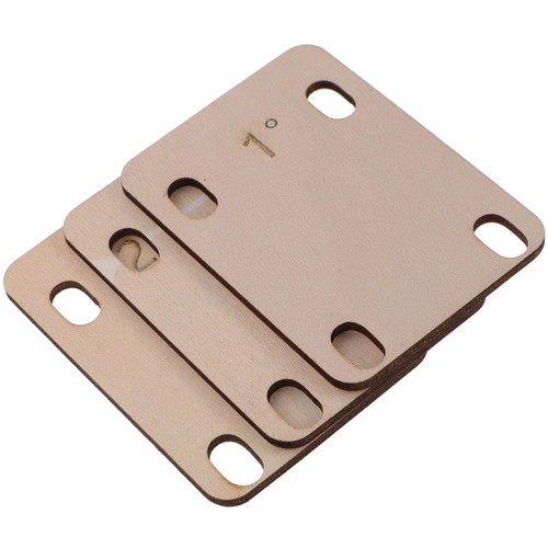 Aboiled 4Pcs Guitar Neck Plate Guitar Gasket Replacement