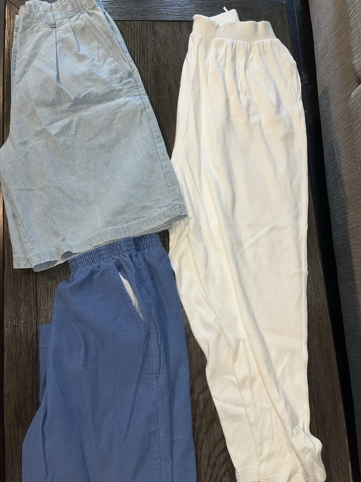 Лот из 6 винтажных женских брюк размер средний, 10 и 10P стремя, шнуры, 80-х 70-х - Изображение 2 из 4