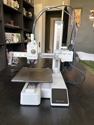 Bambu Lab A1 mini 3D Printer White FDM Touchscreen USB 180x180x180mm